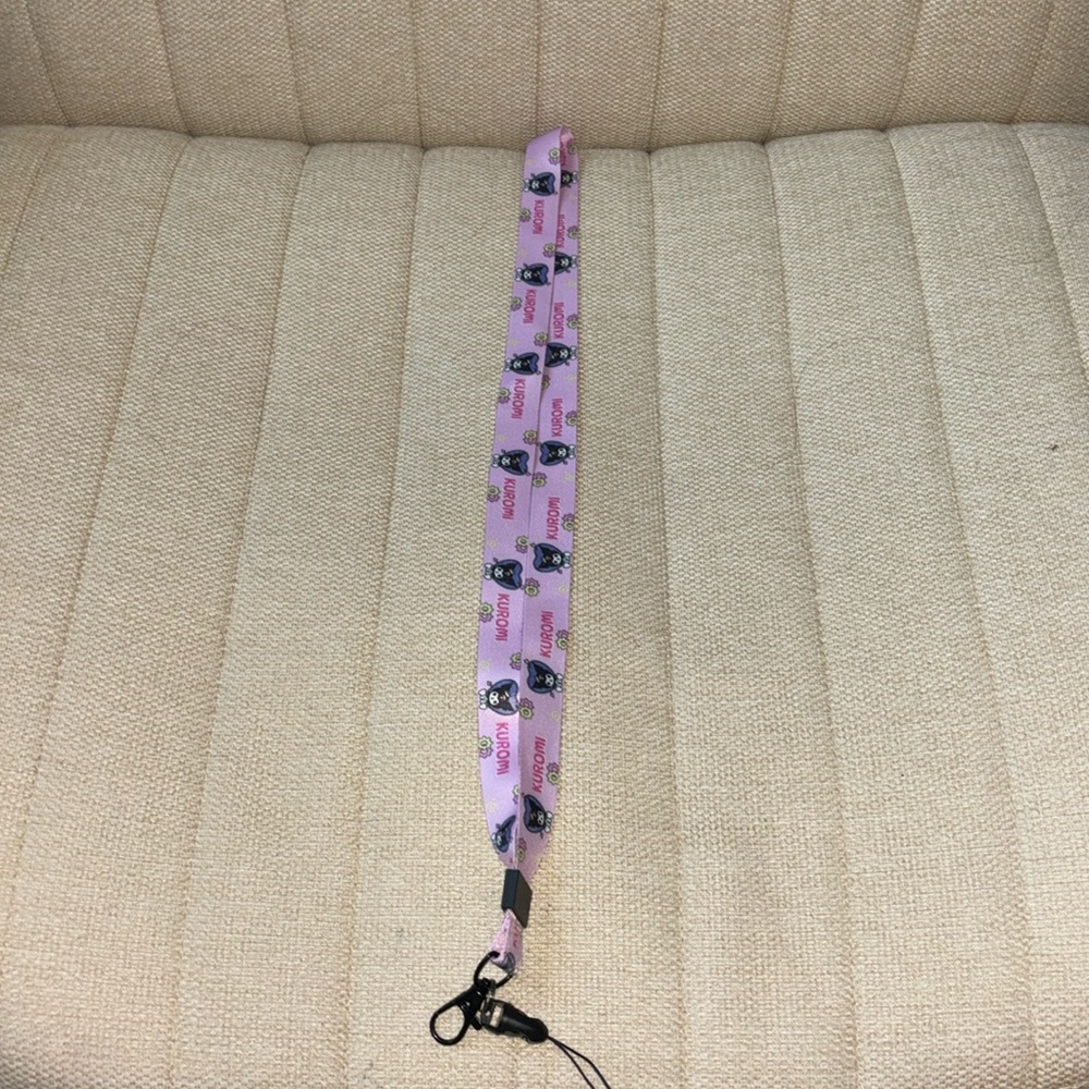 Purple Kuromi Lanyard Sanrio
